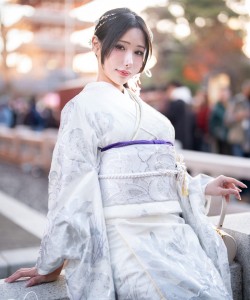 雨波 2024年1月 銀鈿和服 Silver Kimono [46P-250MB]